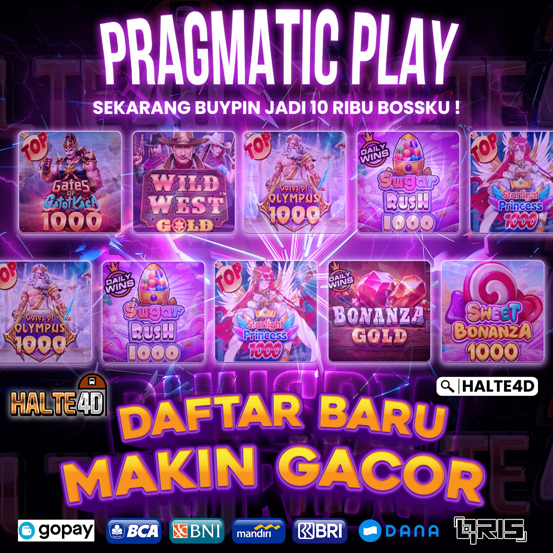 Halte4D: Slot pilihan terbaik mencari kemenangan dengan modal murah menang mewah 2024